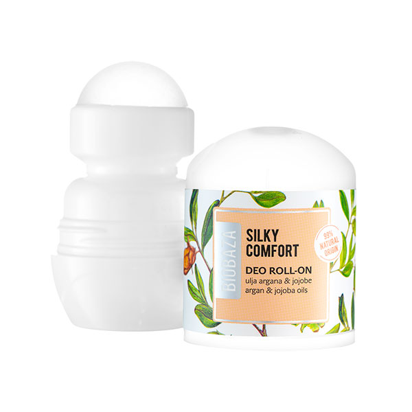 Deodorant natural pe baza de piatra de alaun pentru femei SILKY COMFORT, Biocart-Biobaza, 50 ml