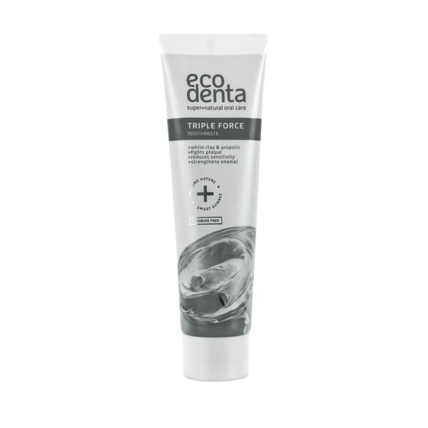 Pasta de dinti cu efect triplu pentru dinti sensibili, Extra, Ecodenta, 100ml