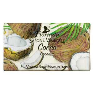 Sapun vegetal cu parfum de cocos, Florinda, 100 g La Dispensa