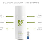 Excelenta in ingrijirea cosmetica pentru barbati – emulsia ultra-hidratanta 6-in-1 BIO pentru fata 66°30