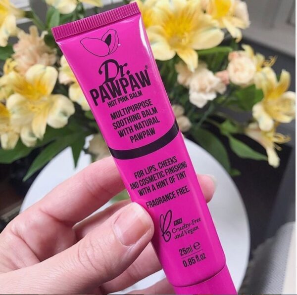 Balsam multifunctional vegan, nuanta Hot Pink, Dr.PAWPAW, 25 ml