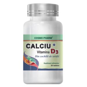 Calciu Vitamina D3, Cosmo Pharm, 30 tablete