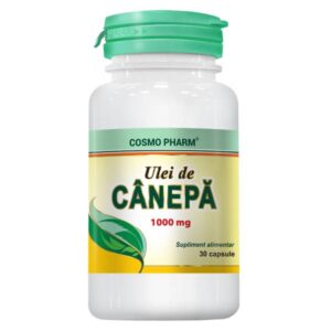 Ulei de Canepa 1000 mg, Cosmo Pharm, 30 capsule