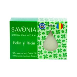 Sampon solid natural cu Pelin si Ricin, Savonia, 90g