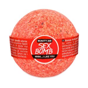 Bila de baie efervescenta cu aroma de capsuni,Sex Bomb,  Beauty Jar, 150 g