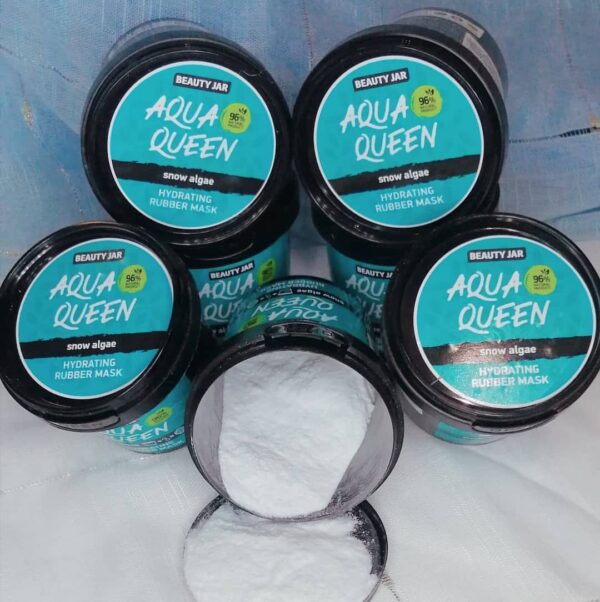 Masca faciala alginata hidratanta cu extract de alge, Aqua Queen, Biocart_Beauty Jar, 20g