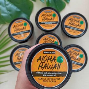 Scrub delicat pentru corp, cu sare de mare, Aloha Hawaii, Beauty Jar, ...