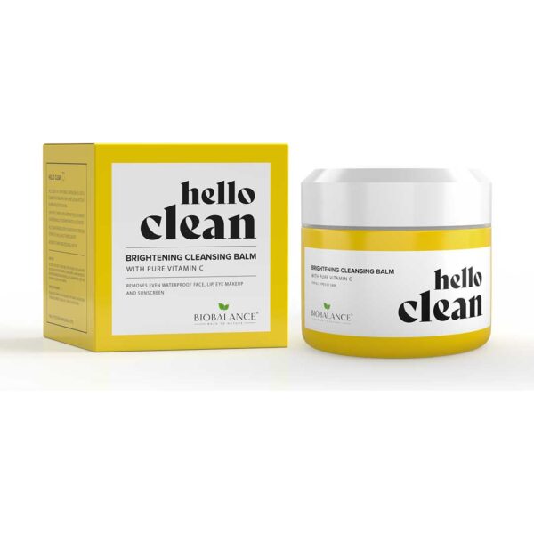 Balsam de curatare faciala 3 in 1 cu vitamina C pura, Hello Clean, Bio Balance, 100 ml