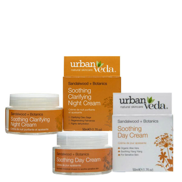 Set Day&Night Creams Soothing, Urban Veda