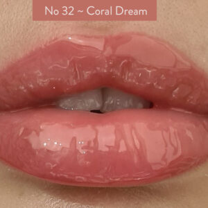 Luciu de buze volumizant cu colagen, CORAL DREAM, N°32, LIPOJEN, 5 ml