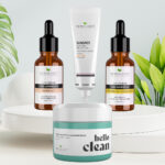 Set Rutina matifiere pentru zona T, Niacinamide + Acid Glicolic, Bio B...