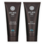 Set cadou barbati A True Gentleman, exfoliant & crema hidratanta p...