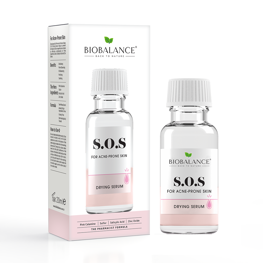 S.O.S. Drying Serum, Ser pentru Uscarea Acneei, Bio Balance, 20 ml