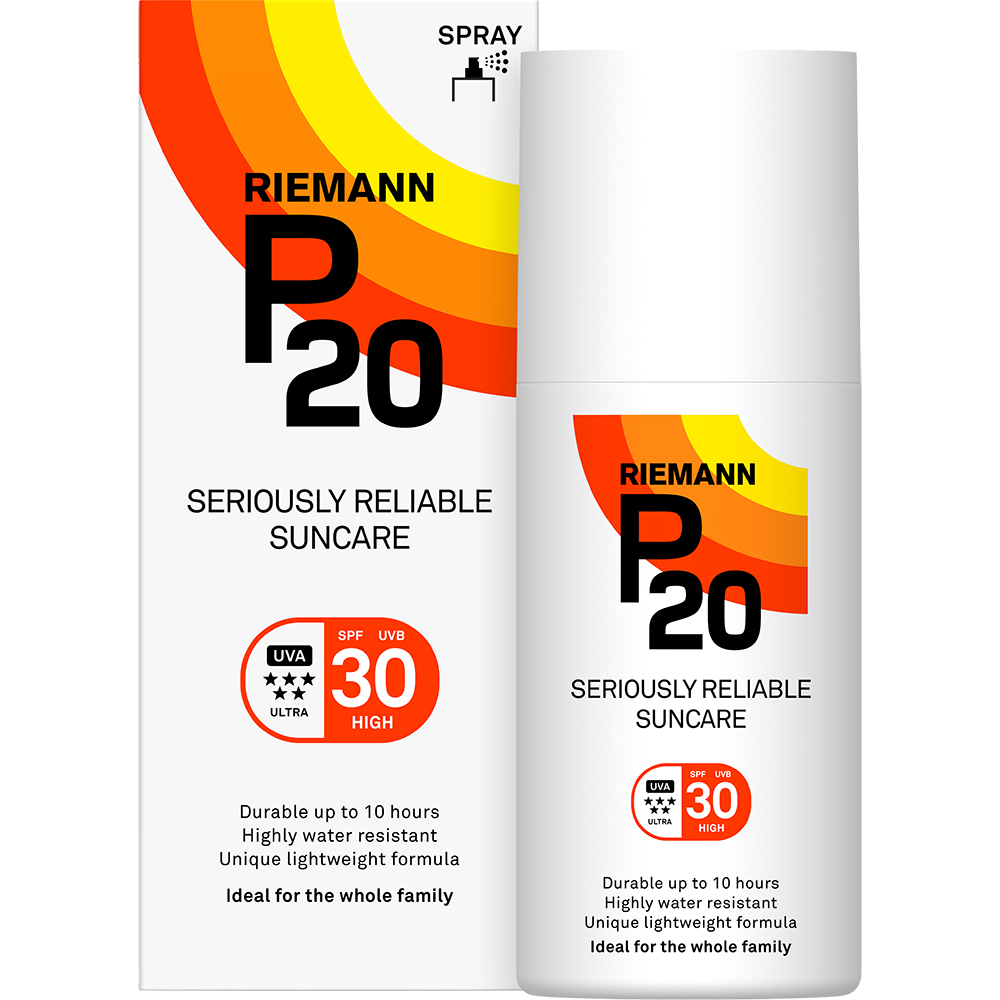 Spray cu protectie solara SPF 30 transparent, RIEMANN P20, 200 ml