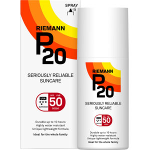 Spray cu protectie solara SPF 50 transparent, RIEMANN P20, 200 ml
