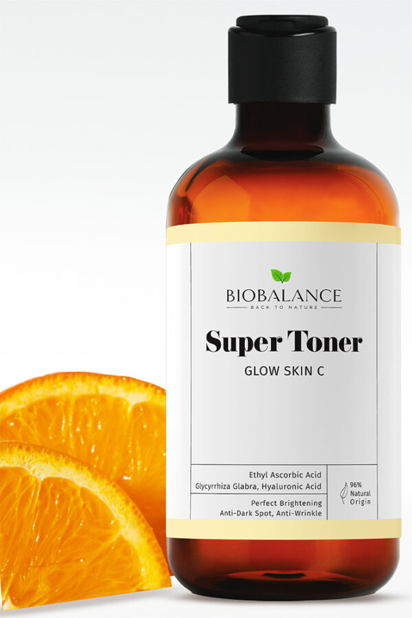 Super Toner Glow Skin C, Antirid si Iluminator, Impotriva Petelor Pigmentare, pentru Toate Tipurile de Ten, Biocart.eu, Bio Balance 250 ml