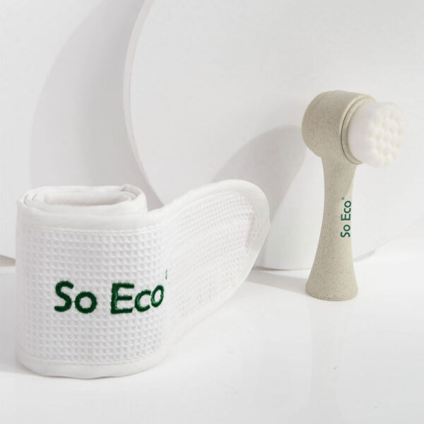 Set Ecologic Perie pentru Curatare Faciala si Bentita Par Biodegradabile, So Eco