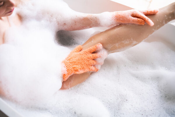 Manusi Exfoliante pentru Corp, Bath & Body, Cleanlogic