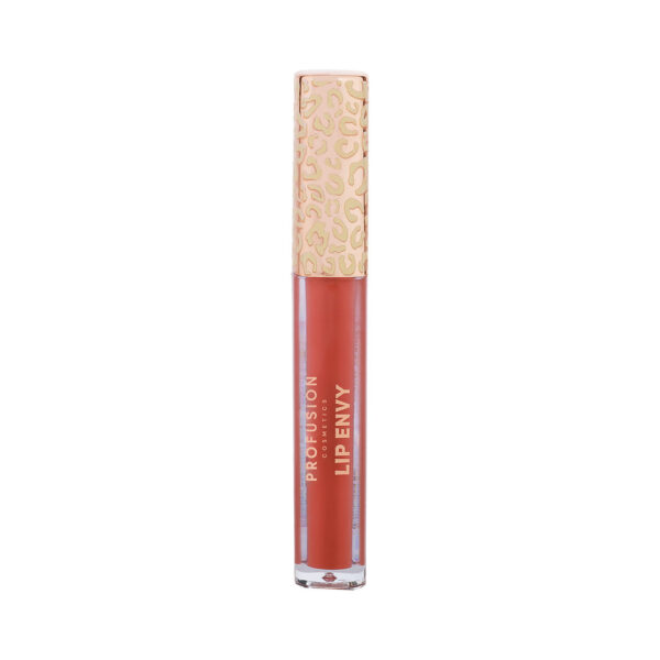 Set Lip Envy Nude Nectar, luciu de buze ultra neted si lucios & creion pentru buze cu finish satinat, Profusion Cosmetics, 3,5 ml + 0,3 g