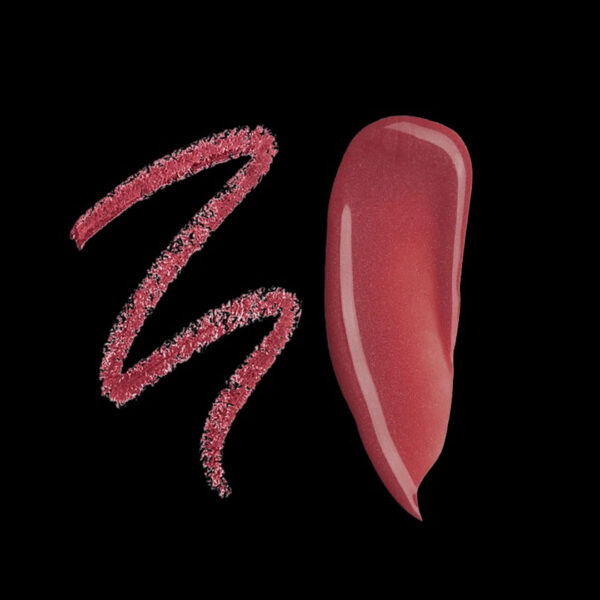 Set Lip Envy Twinkling Mauve, luciu de buze ultra neted si lucios & creion pentru buze cu finish satinat, Profusion Cosmetics, 3,5 ml + 0,3 g