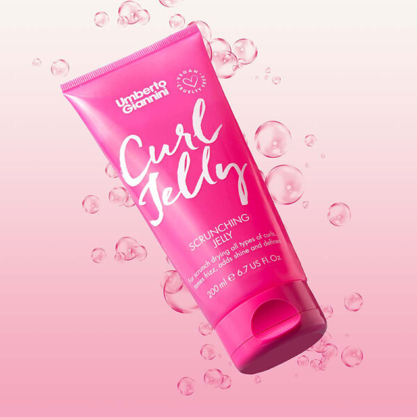 Gel pentru definirea buclelor, Curl Jelly Scrunching Jelly, Umberto Giannini, 200 ml