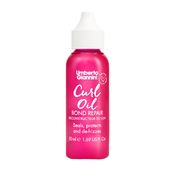 Ulei anti-frizz pentru repararea parului cret Curl Oil Bond Repair, Umberto Giannini, 50 ml