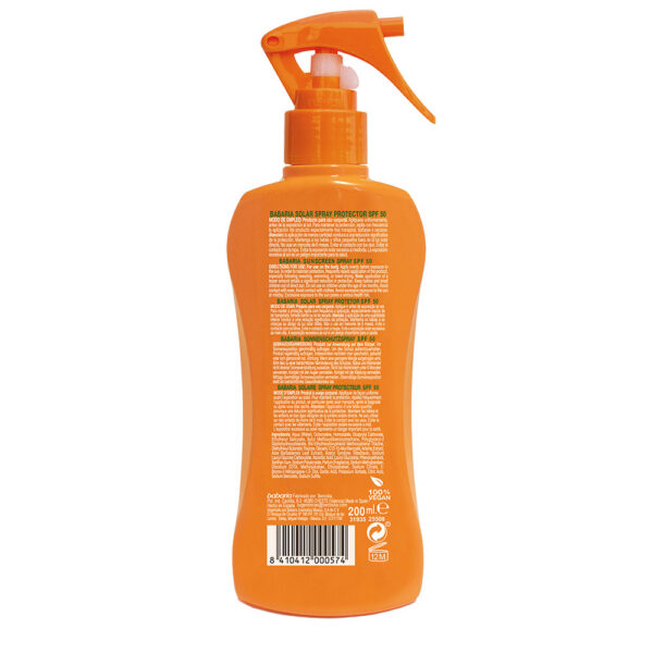 Spray protectie solara SPF50 & accelerator bronzare, Babaria, 200 ml