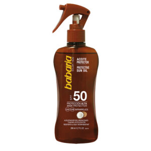 Ulei protectie solara SPF50 & accelerator bronzare tip spray, Coc...