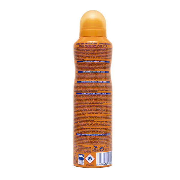 Spray protectie solara SPF50 pentru fata si corp, rezistent la apa, Sport, Babaria, 75 ml