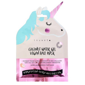 Masca de fata hidratanta din bioceluloza Coconut Water Gel, Unicorn, Inuwet, 30 ml