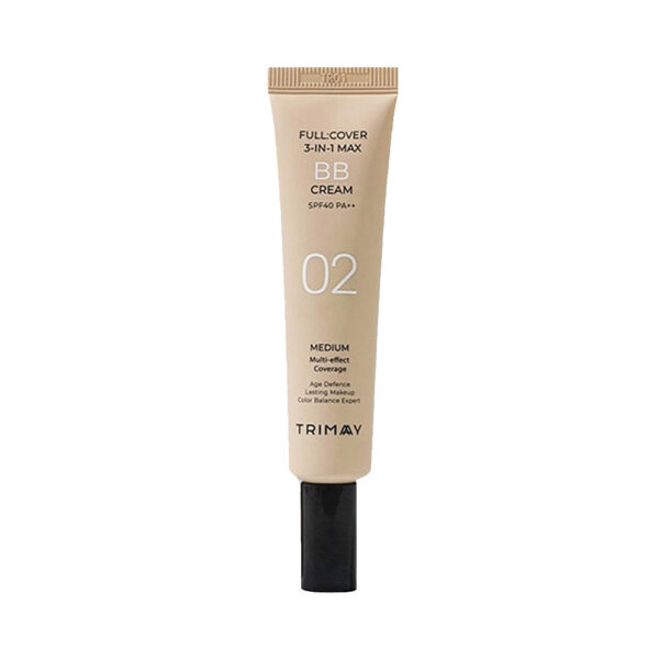 Crema coloranta BB Cream SPF40 PA++ Full Cover 3-in-1 Max, Medium, Trimay, 30 ml