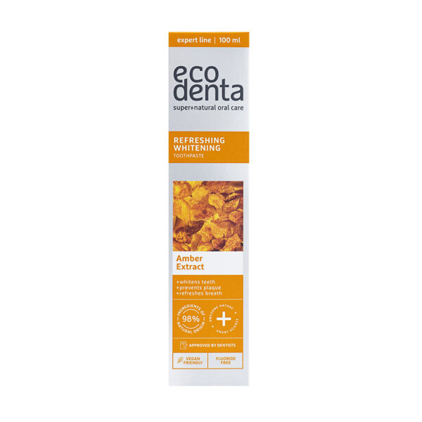 Pasta de dinti pentru albire, Amber, Ecodenta, 100 ml