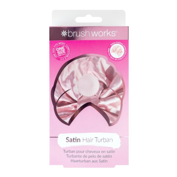 Turban de satin pentru par, Brushworks, 1 buc.