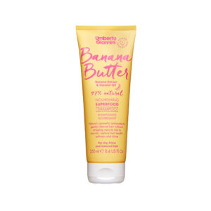 Sampon hranitor pentru par uscat, frizzy si texturat, Banana Butter, Umberto Giannini, 250 ml