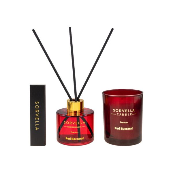 Set cadou parfum de camera SORVELLA RED BACCARAT