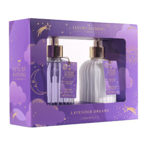 Set Cadou Heavenly Hands, Lavender, Sapun Lichid, Crema Maini si Unghi...