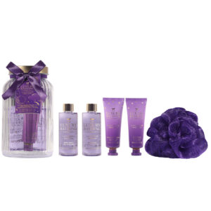 Set Cadou Silent Night, Lavender, Gel de Dus, Spuma de Baie, Crema Mai...