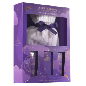 Set Cadou Cosy Up, Lavender, Crema Maini si Unghii, Crema Corp, Sare d...