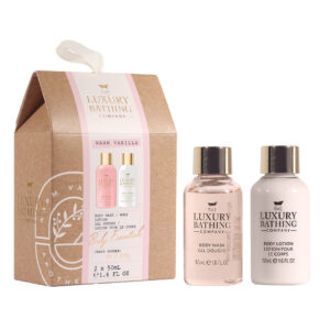 Set Cadou Body Essentials, Warm Vanilla, Gel de Dus, Lotiune Corp, The Luxury Bathing Company, 2 articole