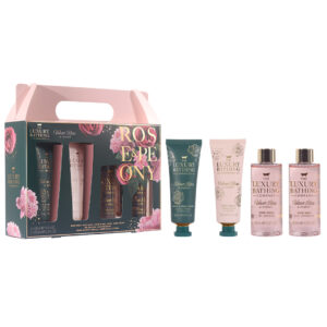 Set Cadou Top to Toe Essentials, Velvet Rose & Peony, Spuma de Ba...