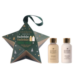 Set Cadou Twinkle Twinkle Little Star, Toasted Praline & Sweet Vanilla, Gel de Dus, Lotiune Corp, The Luxury Bathing Company, 2 articole