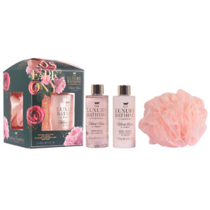 Set Cadou Glamorous Glow, Velvet Rose & Peony, Gel de Dus, Lotiun...