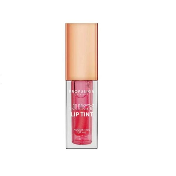 Ulei de buze hranitor si colorat Juicy Lip Tint, Pink Slippers, Profusion Cosmetics, 4.5 ml