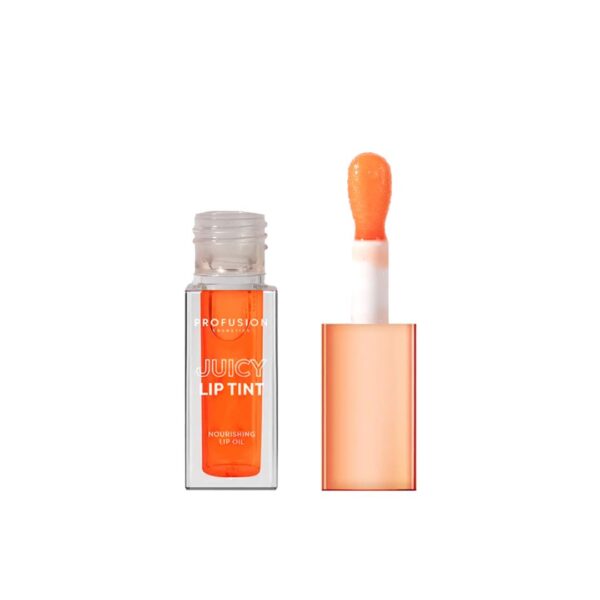 Ulei de buze hranitor si colorat Juicy Lip Tint, Curious Coral, Profusion Cosmetics, 4.5 ml