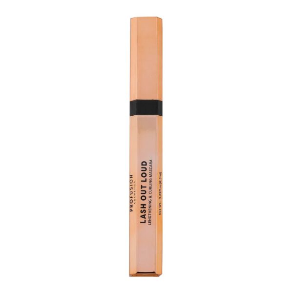 Mascara pentru alungirea si curbarea genelor Lash Out Loud, Black Noir, Profusion Cosmetics, 8 ml