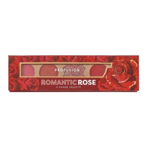 Paleta farduri de pleoape Romantic Rose, 5 nuante, Profusion Cosmetics...