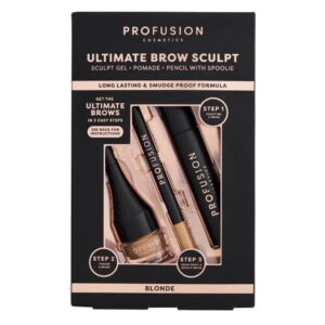 Kit pentru sculptarea sprancenelor Ultimate Brow Sculpt, Blonde, Profu...