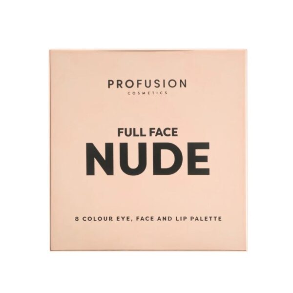 Paleta machiaj complet Full Face, Nude, 8 nuante, Profusion Cosmetics, 22 g