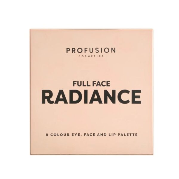 Paleta machiaj complet Full Face, Radiance, 8 nuante, Profusion Cosmetics, 22 g