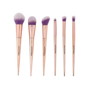 Set Brush Crush, 6 pensule de make-up & 2 bureti machiaj, Profusi...